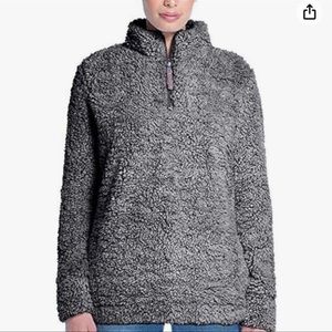 Weatherproof vintage frosty tipped sherpa pullover